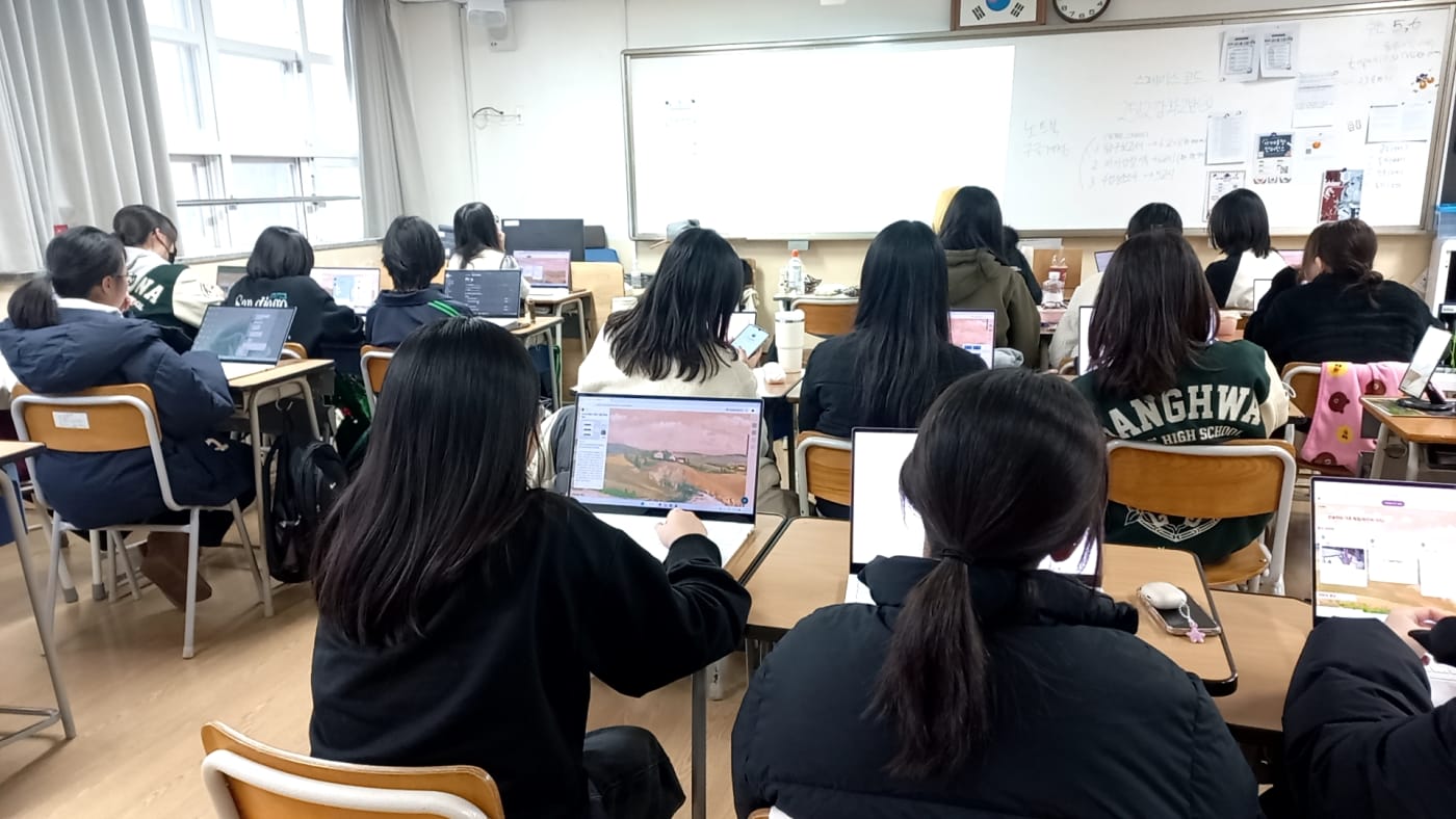 강화여고에서 진행된 인공지능 기초 체험 AI 원리부터 윤리까지