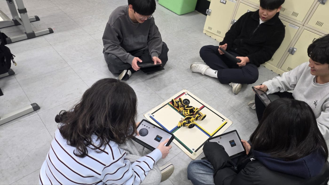 부구중학교 엔트리 게임 제작 핑퐁 로봇 미션으로 완성된 로봇 코딩 비결